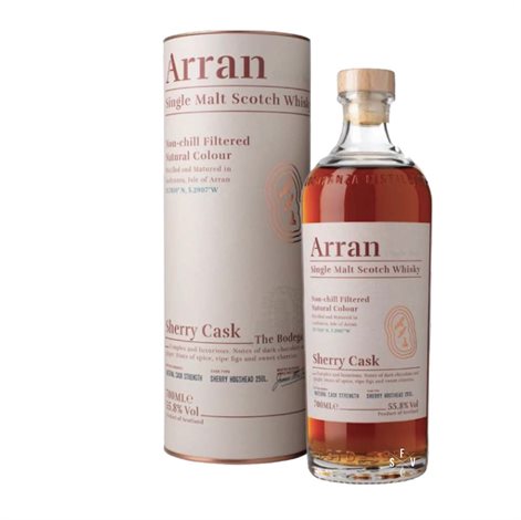Arran - The Sherry Cask Finish, Single Malt Whisky, 55,8%, 70cl - slikforvoksne.dk